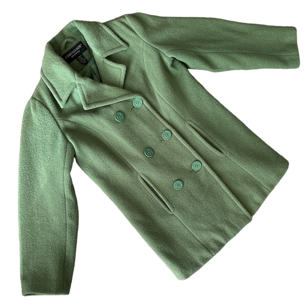 100% Wool Pea Coat | Centigrade